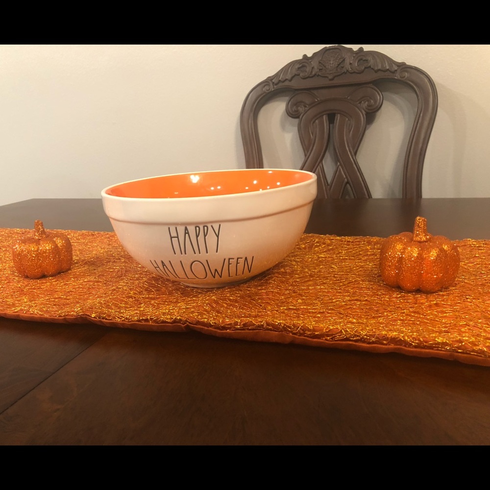 Rae Dunn happy Halloween candy bowl